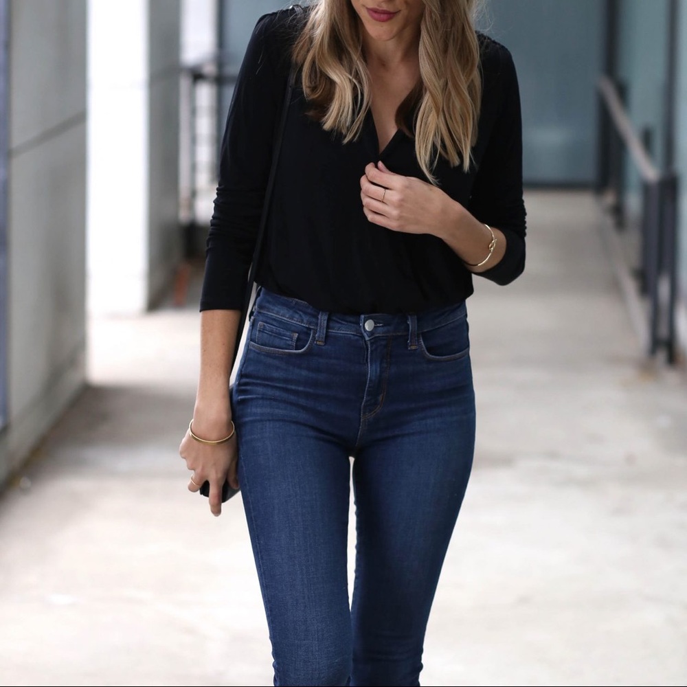 L’AGENCE Marguerite High Rise Skinny Jeans